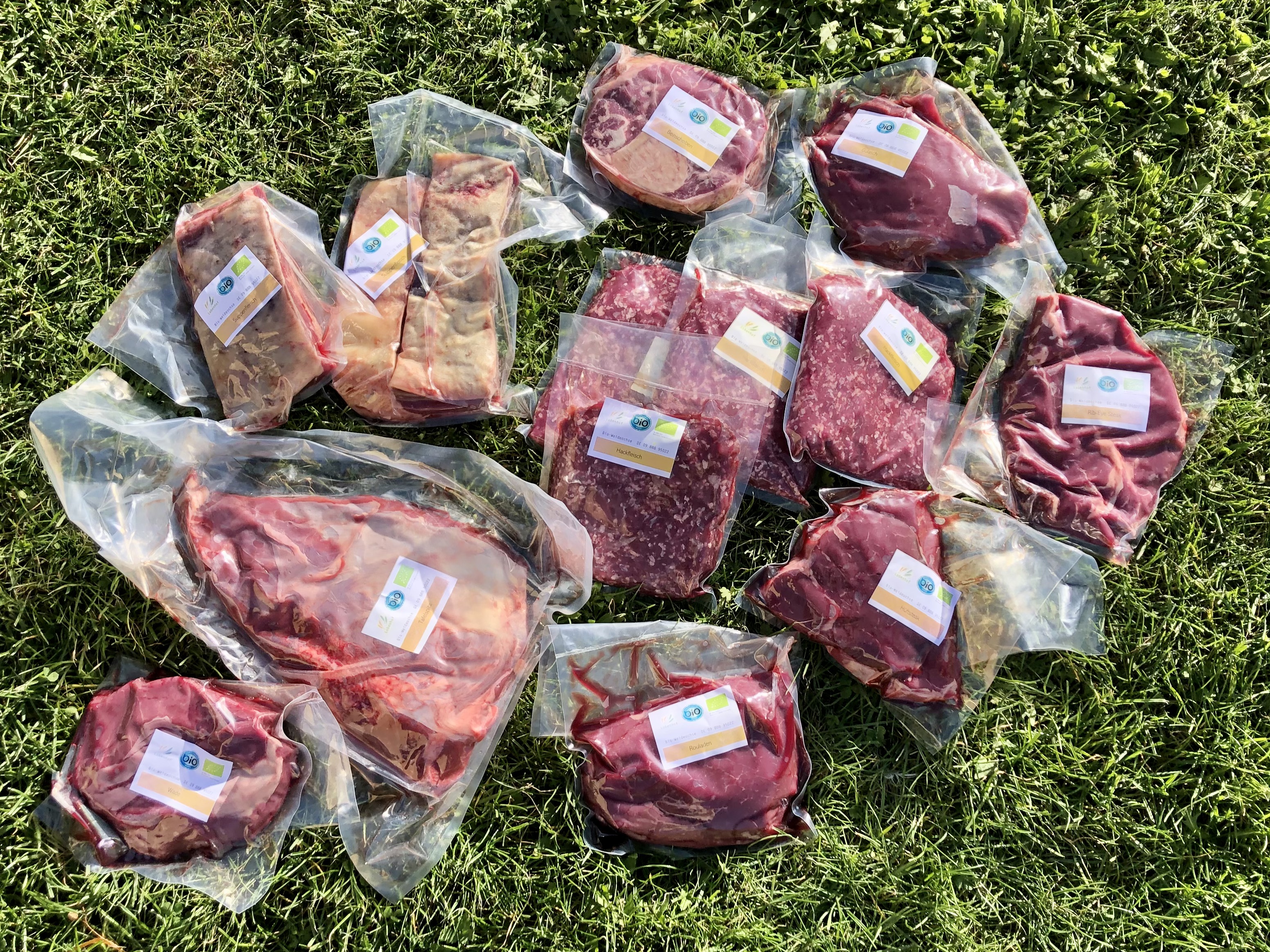 Barbecue Paket - Fleisch vom Bio-Weideochsen