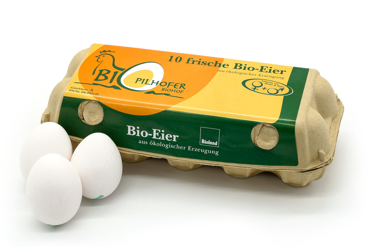 Frische Bio-Eier 10er