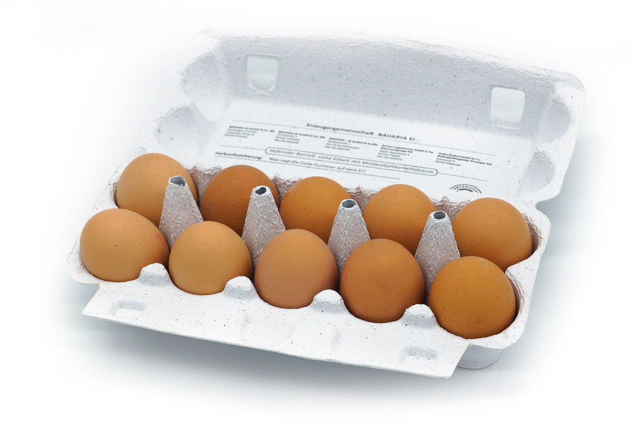 Frische Eier aus Freilandhaltung 10er - Ein Herz für Küken