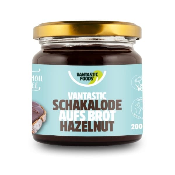 Vantastic foods SCHAKALODE Aufs Brot Hazelnut