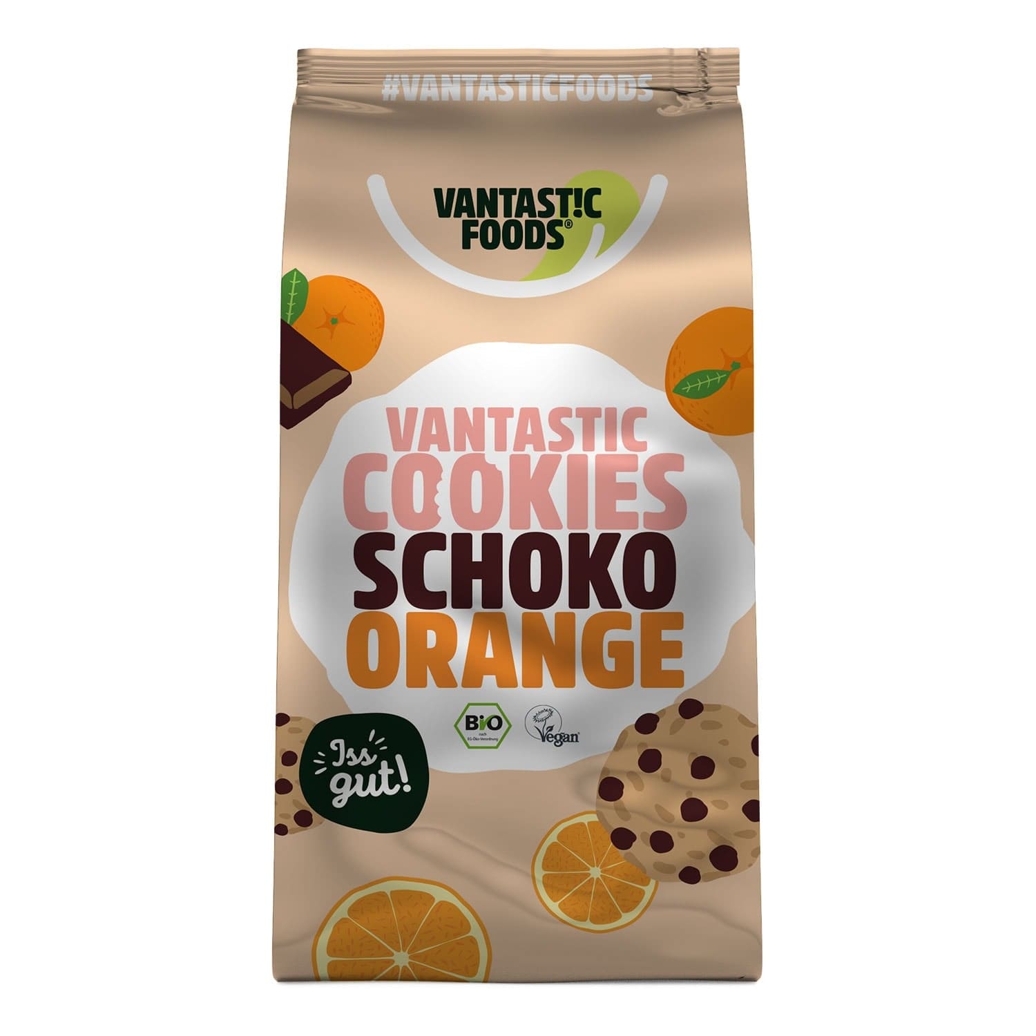 Vantastic foods VANTASTIC COOKIES Schoko-Orange, Bio